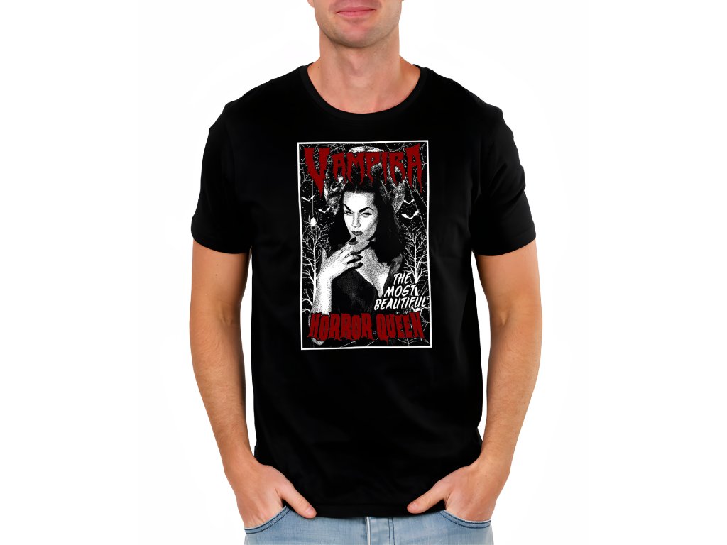 Pánske tričko Vampira - Najikonickejšia kráľovná hororu