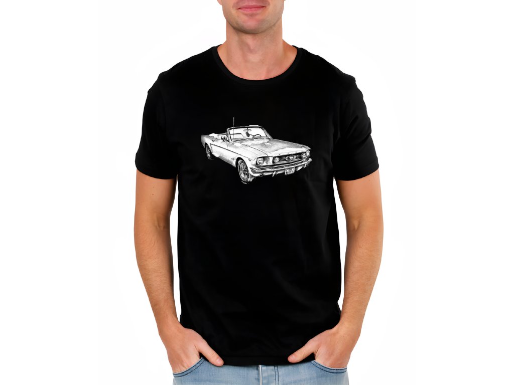 Pánske tričko Retro Mustang 1965