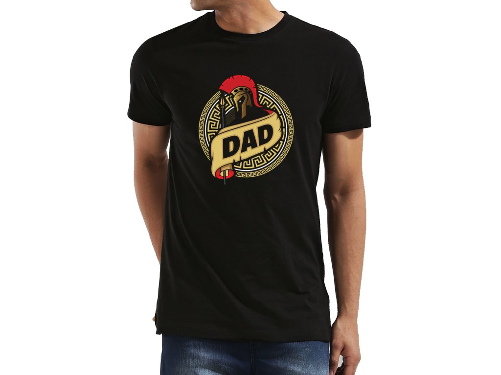 Pánske tričko pre otca - Spartan Dad