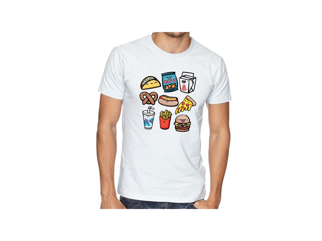 Pánske tričko Fast food