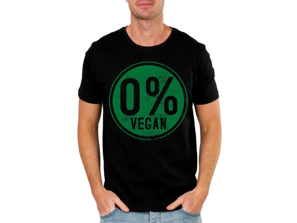 Pánske tričko Nie som vegán