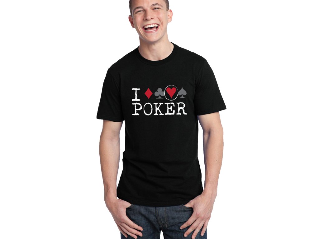 Pánske tričko, I Love Poker