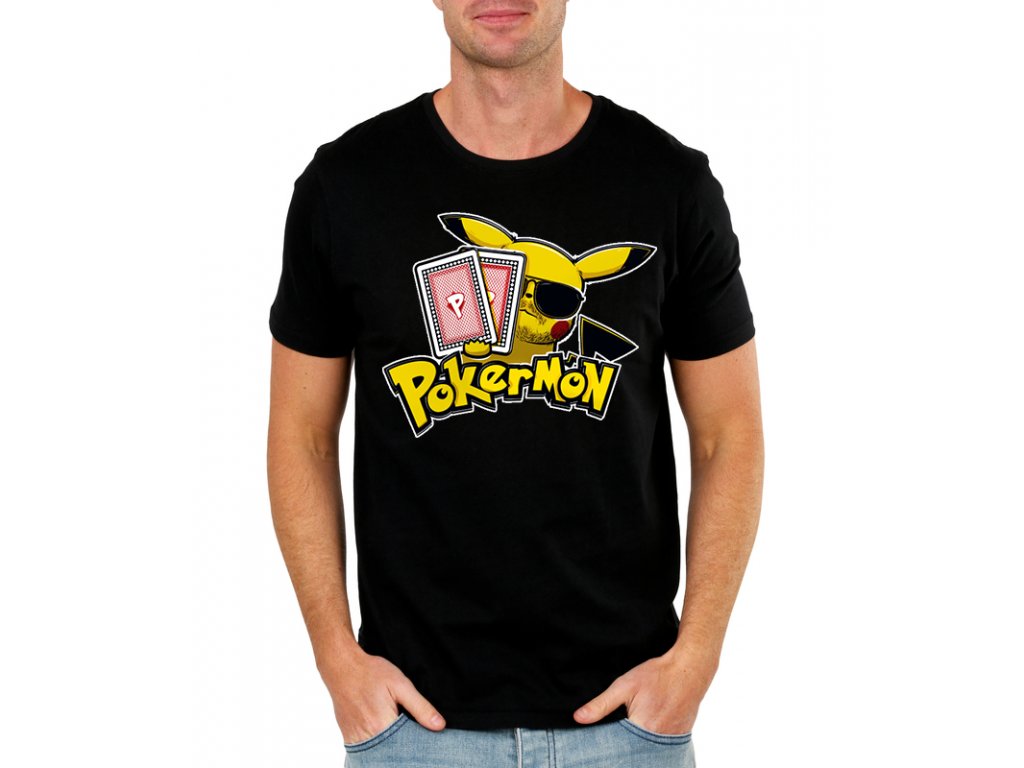 Pánske tričko Poker a Pokémon