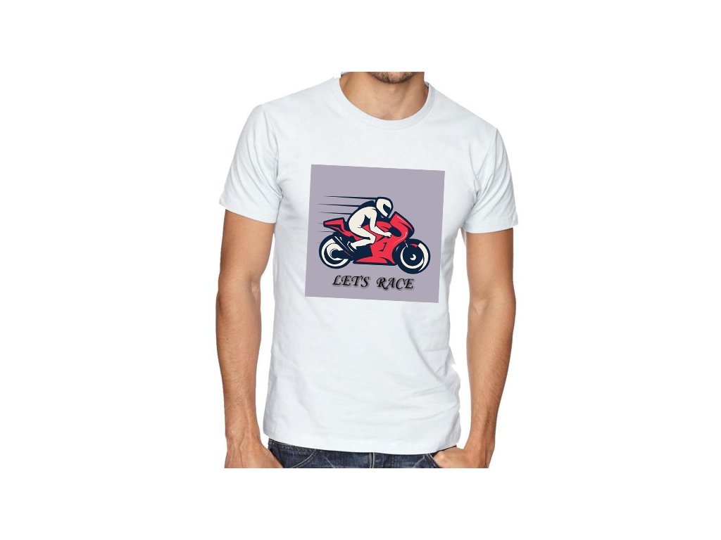 Pánske tričko Motocyklový pretekár