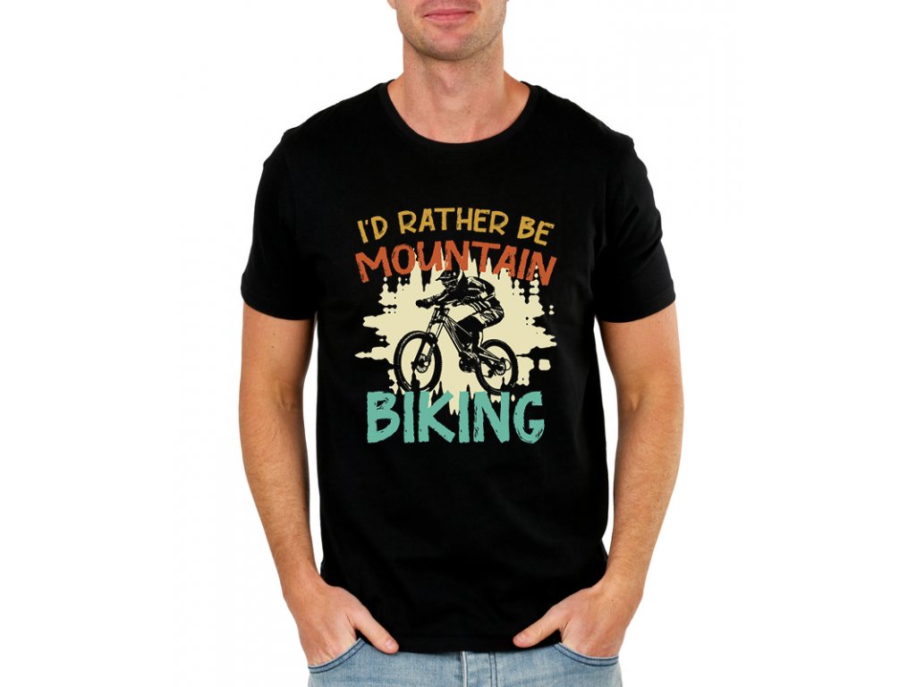 Pánske tričko "Radšej by som bicykloval"