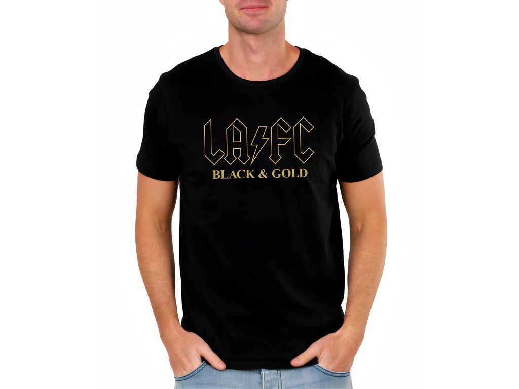 LAFC čierno-zlaté pánske tričko