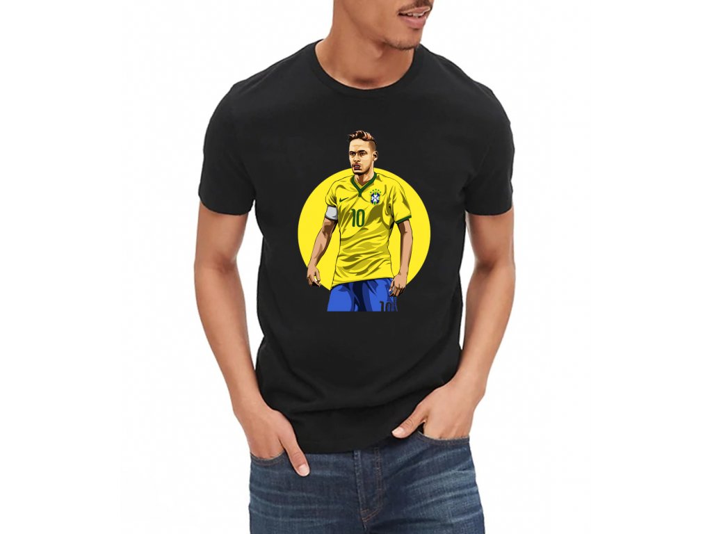 Pánske tričko Neymar 10 - Brazília