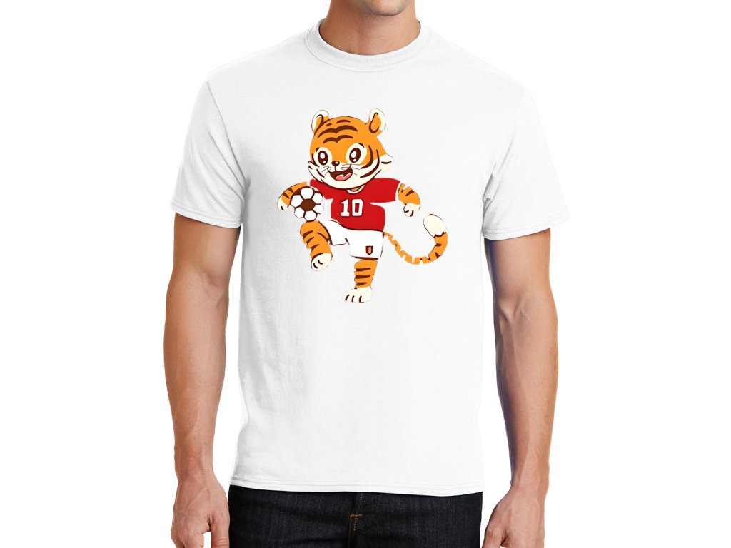 Pánske tričko Roztomilý Tiger strelec