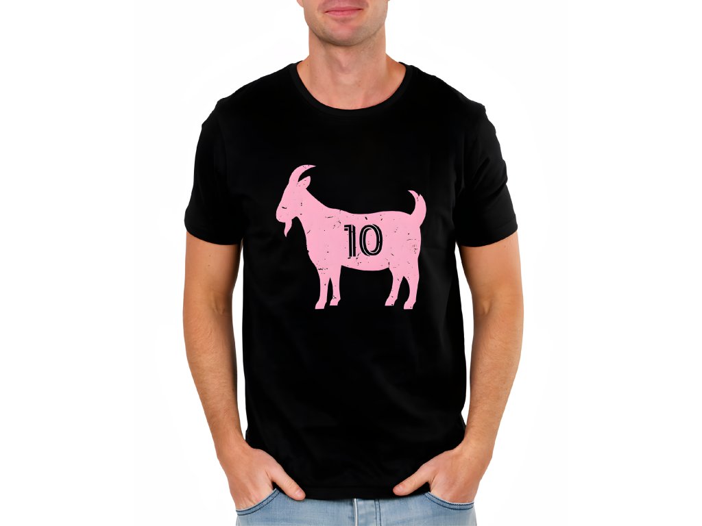 Pánske ružové tričko GOAT 10 Reigns