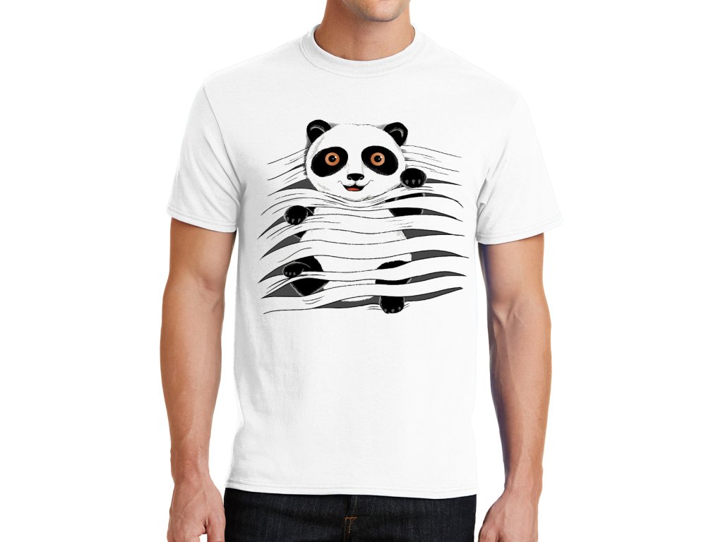 Pánske tričko Malá panda