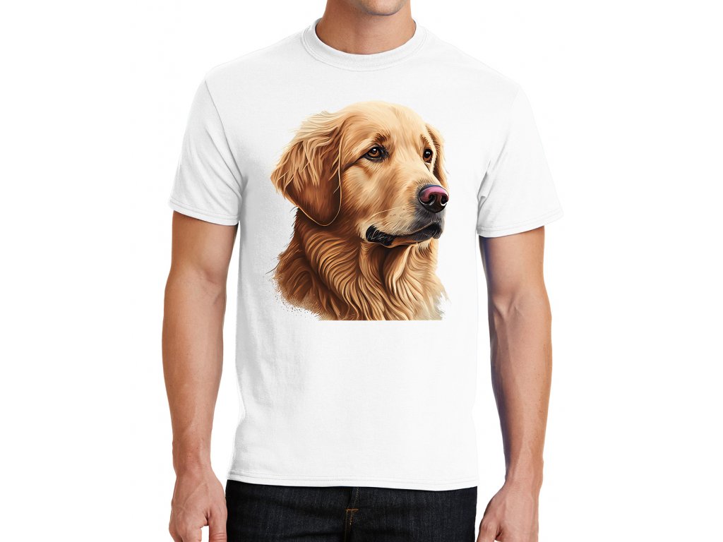 Pánske tričko Golden Retriever