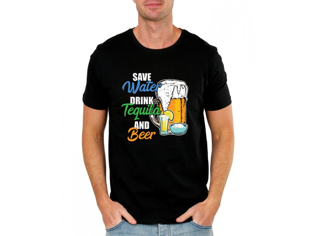 Pánske tričko Pivo a Tequila