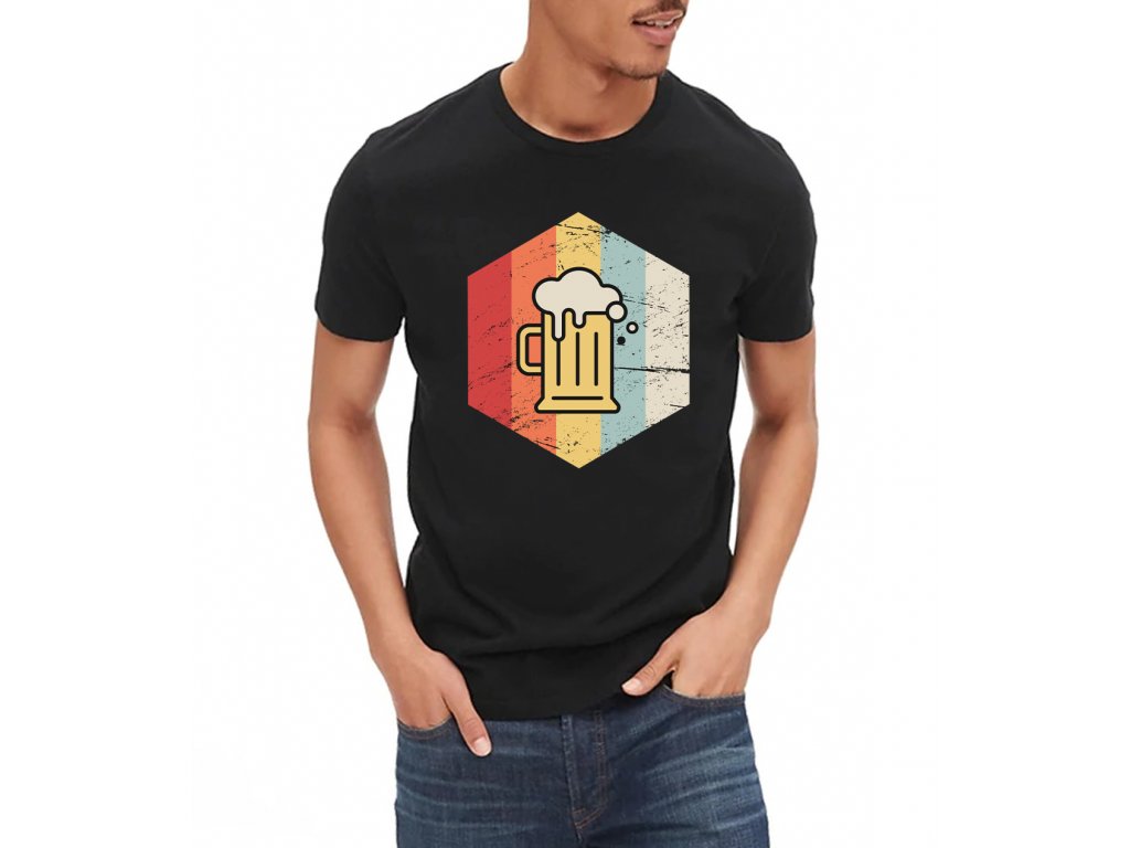 Pánske tričko Pivo retro