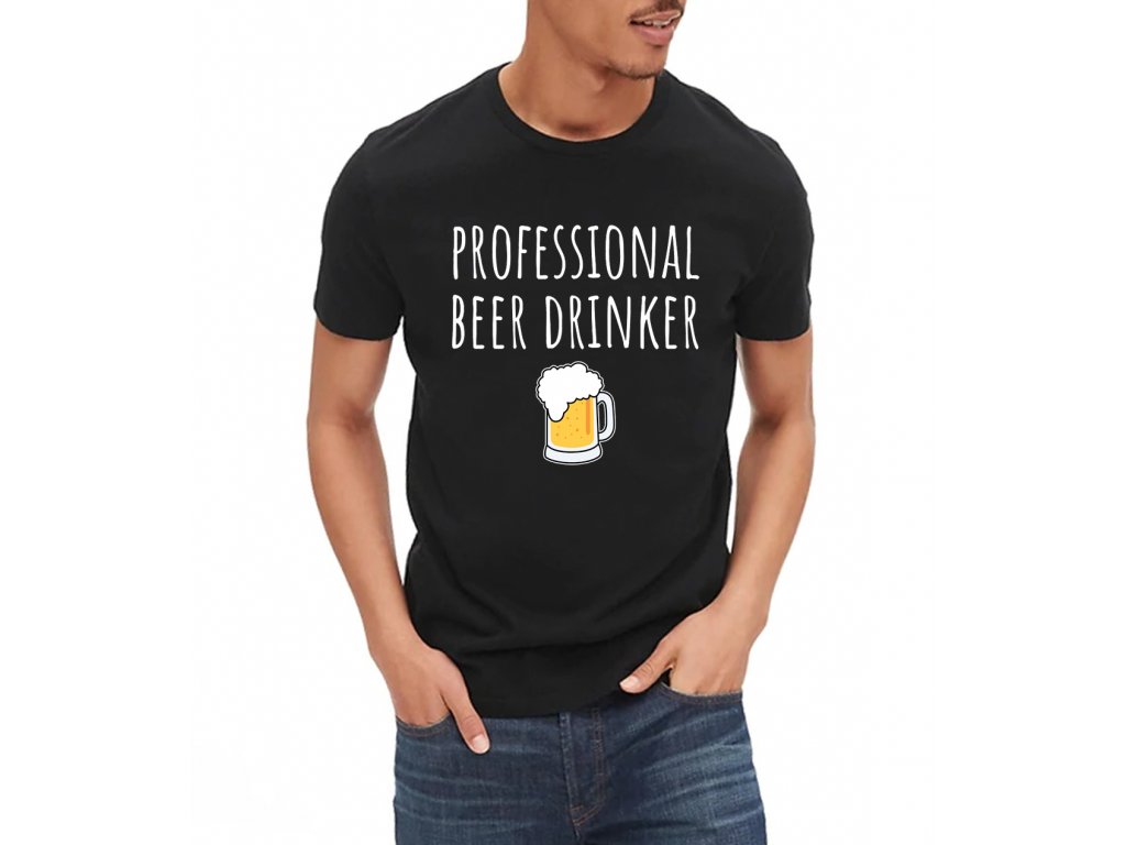 Pánske tričko Profesionálny Beer Man
