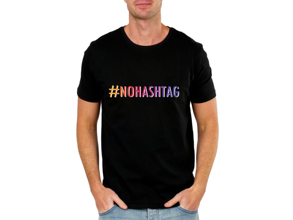 Pánske tričko Bez hashtagu