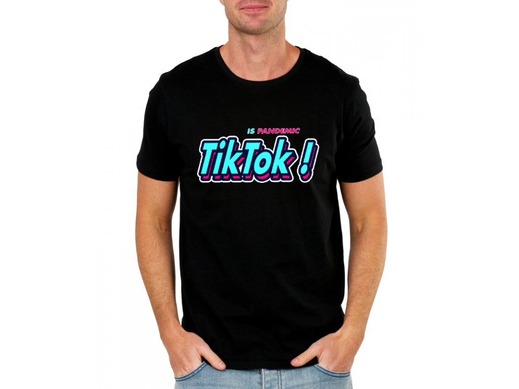 Pánske tričko TikTok s pandémiou
