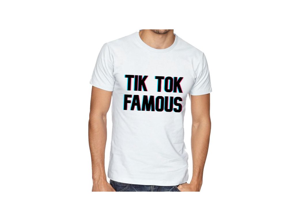 Pánske tričko TikTok populárny