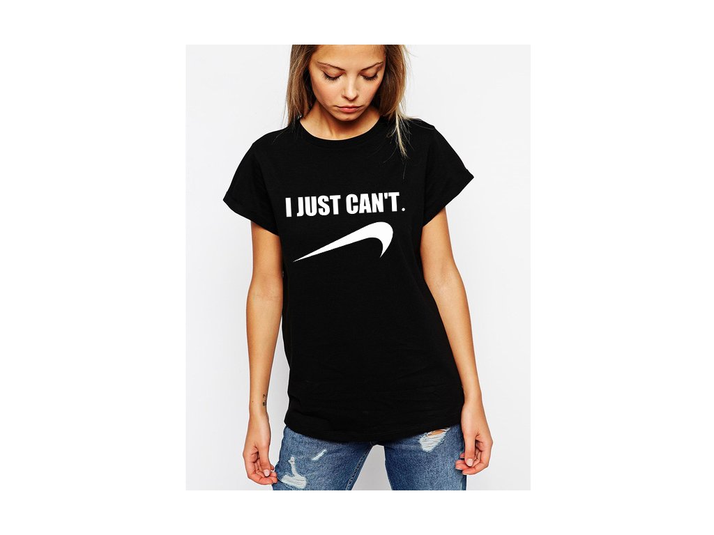 Dámske tričko, čo jednoducho nemôžem - Nike Paródia