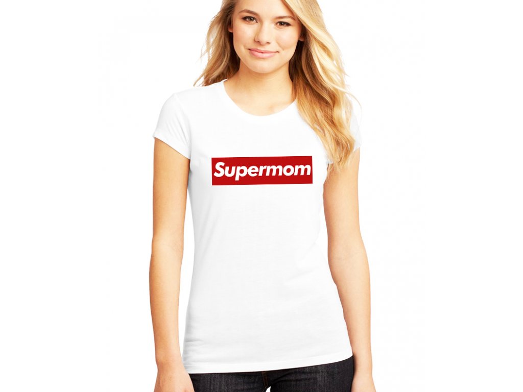 Dámske tričko Super Mom - Imitation Supreme