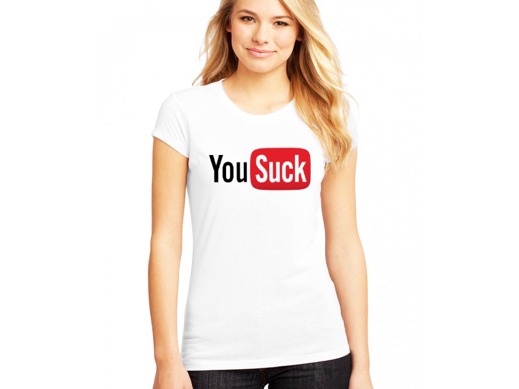 Dámske tričko Youtube paródia