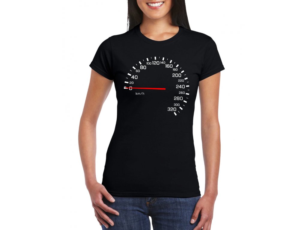 Dámske tričko, Tachometer - Pretekár