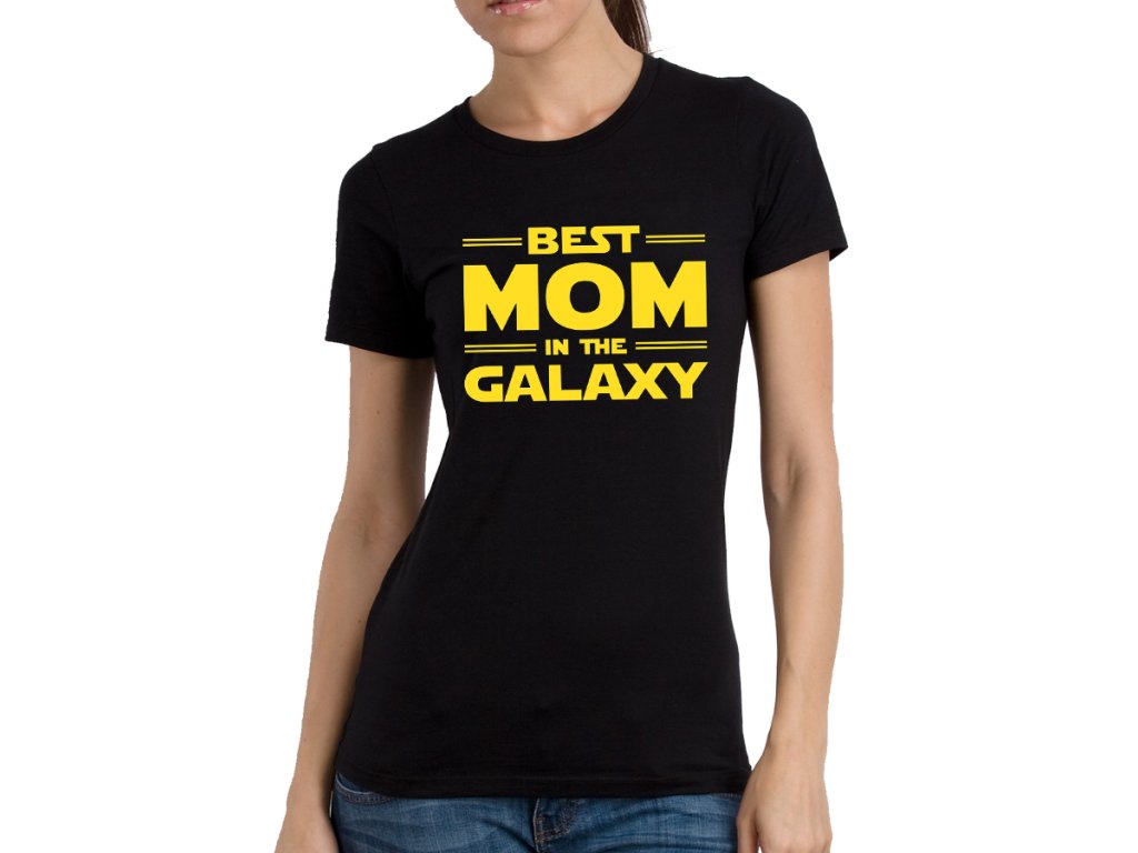 Dámske tričko pre mamu - Najlepšia mama v galaxii
