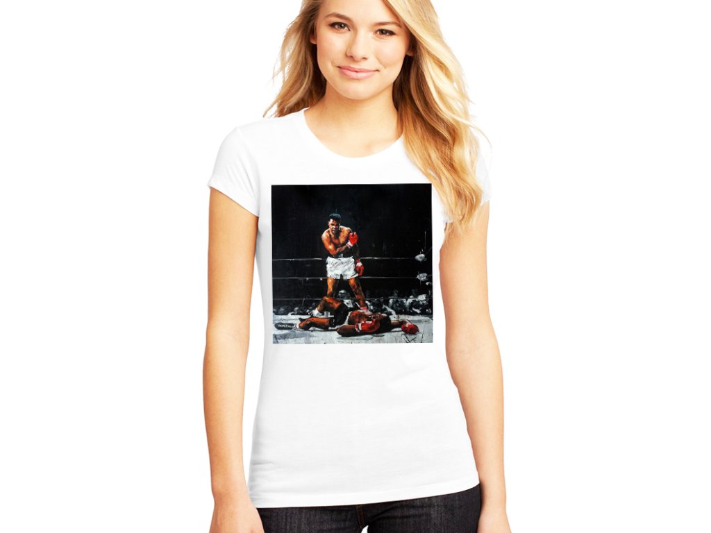 Muhammad Ali boxerské dámske tričko