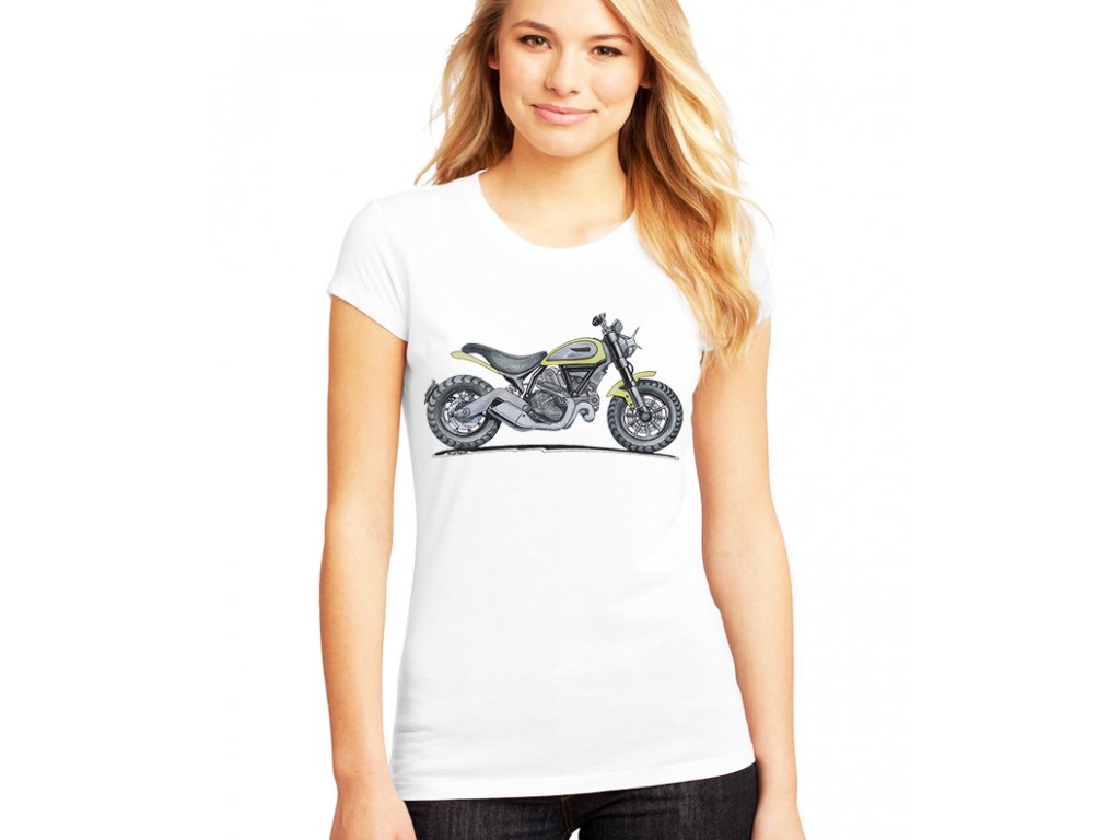 Dámske Ducati motorkárske tričko