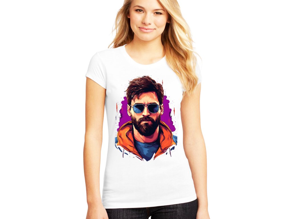 Dámske cool Messi tričko