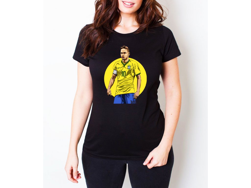 Dámske Neymar 10 tričko - Brazília