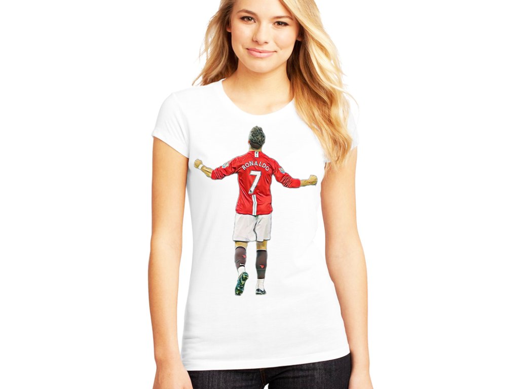 Dámske Ronaldo Manchester tričko