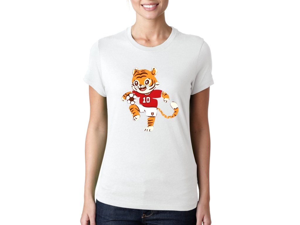 Dámske tričko Roztomilý Tiger strelec
