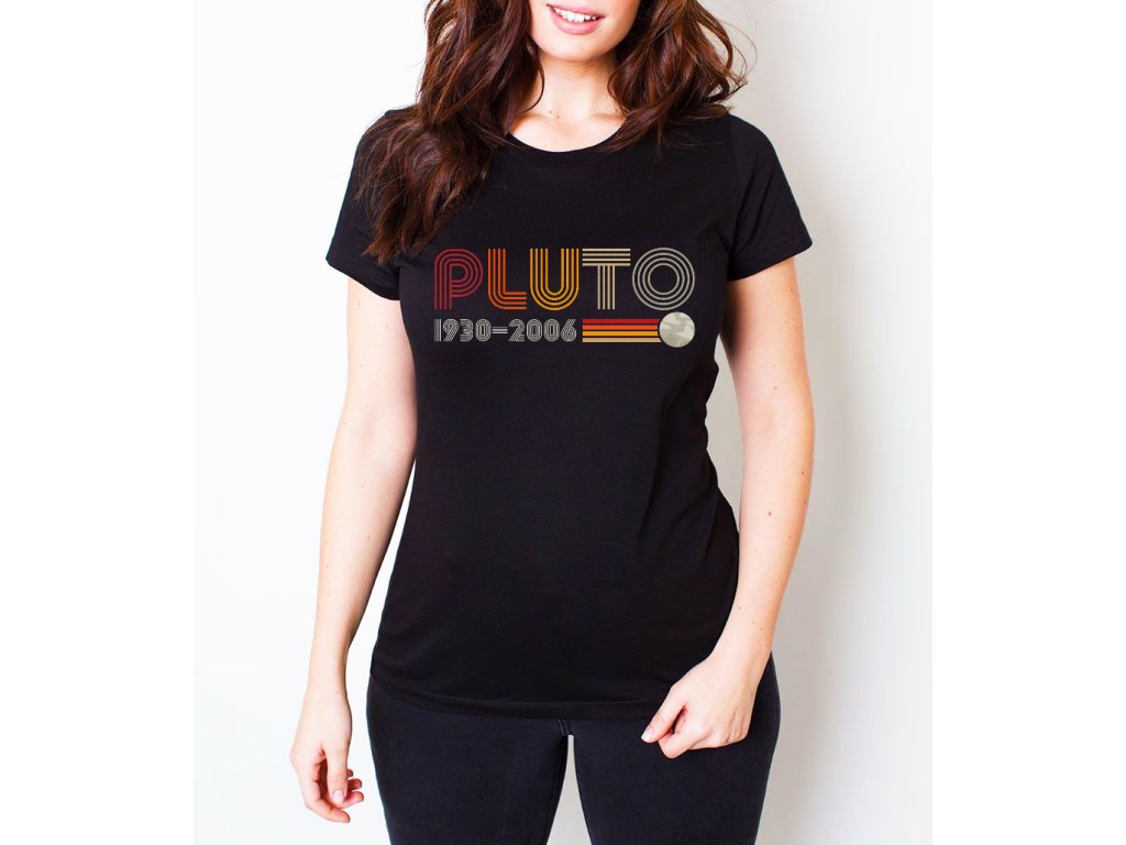 Dámske tričko Pluto evolúcia