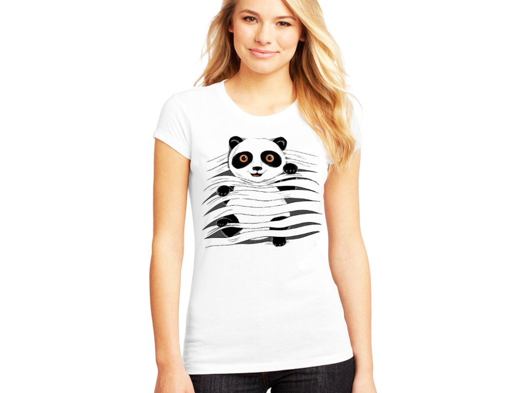 Dámske tričko Malá panda