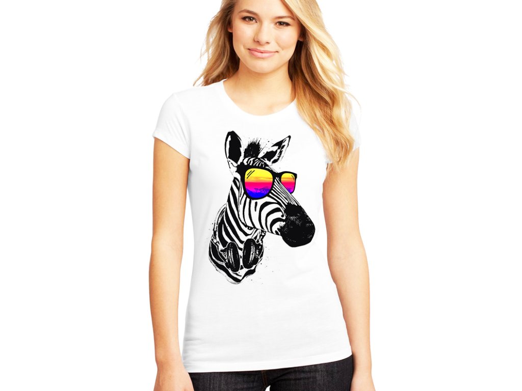 Dámske zebra tričko