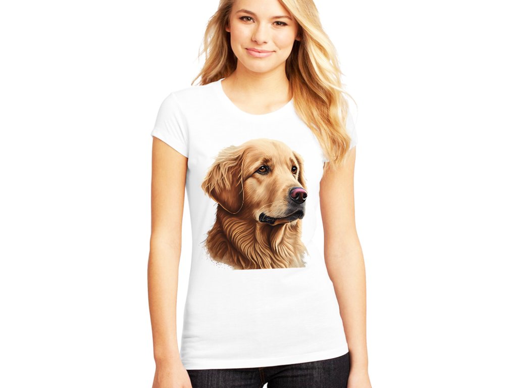 Dámske tričko Golden Retriever