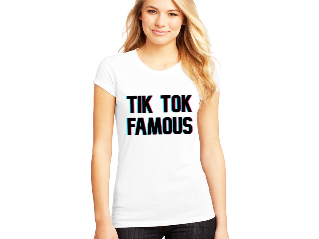 Dámske tričko TikTok populárne