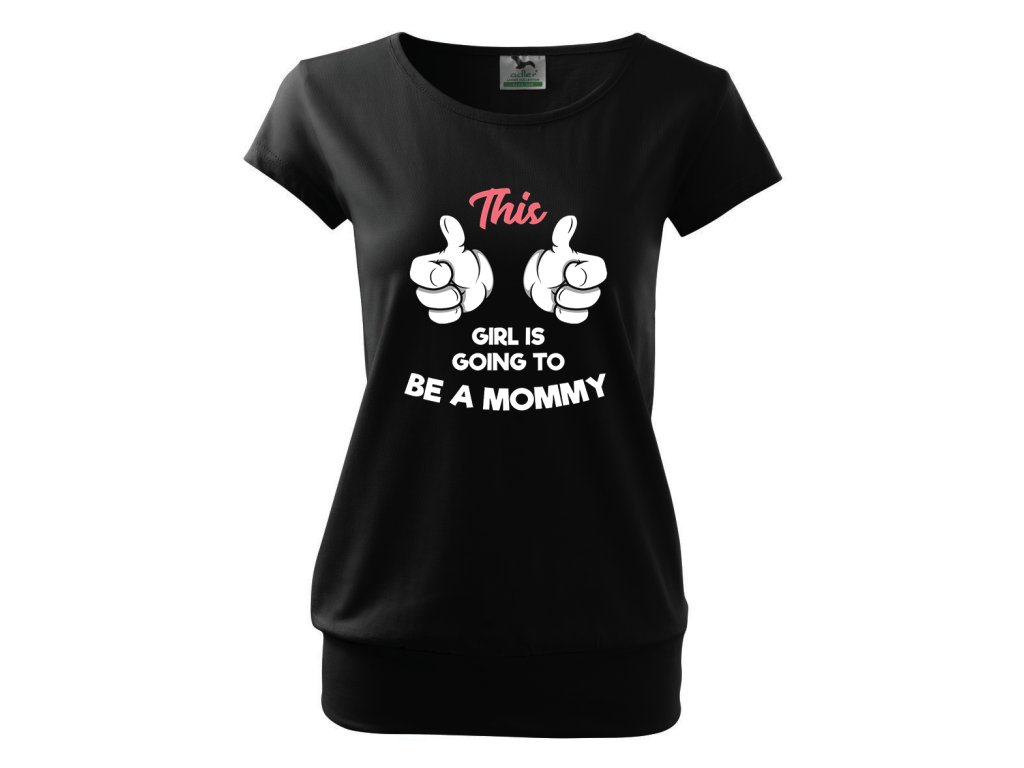 Tehotenské tričko Toto dievča bude mama