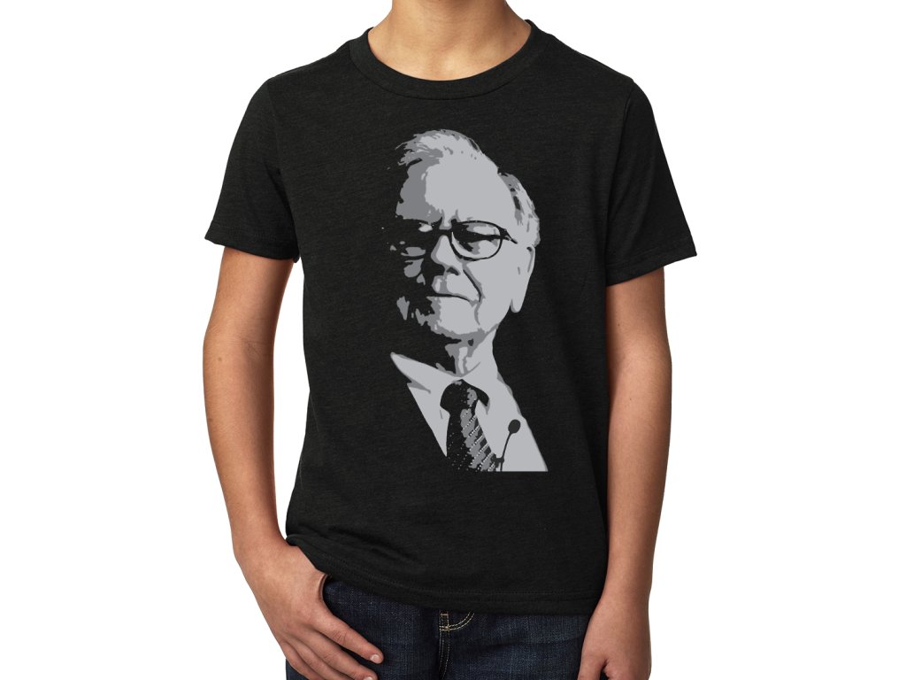 Detské tričko Ikonický Warren Buffett