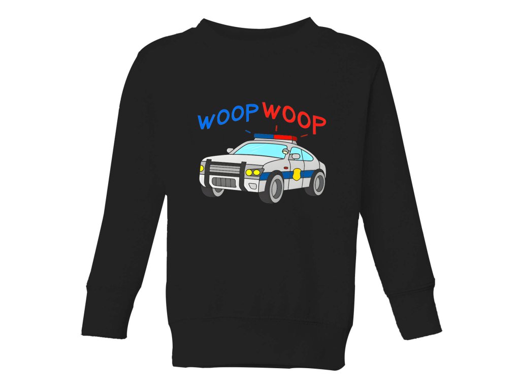 Detská mikina Policajná siréna Woop Woop