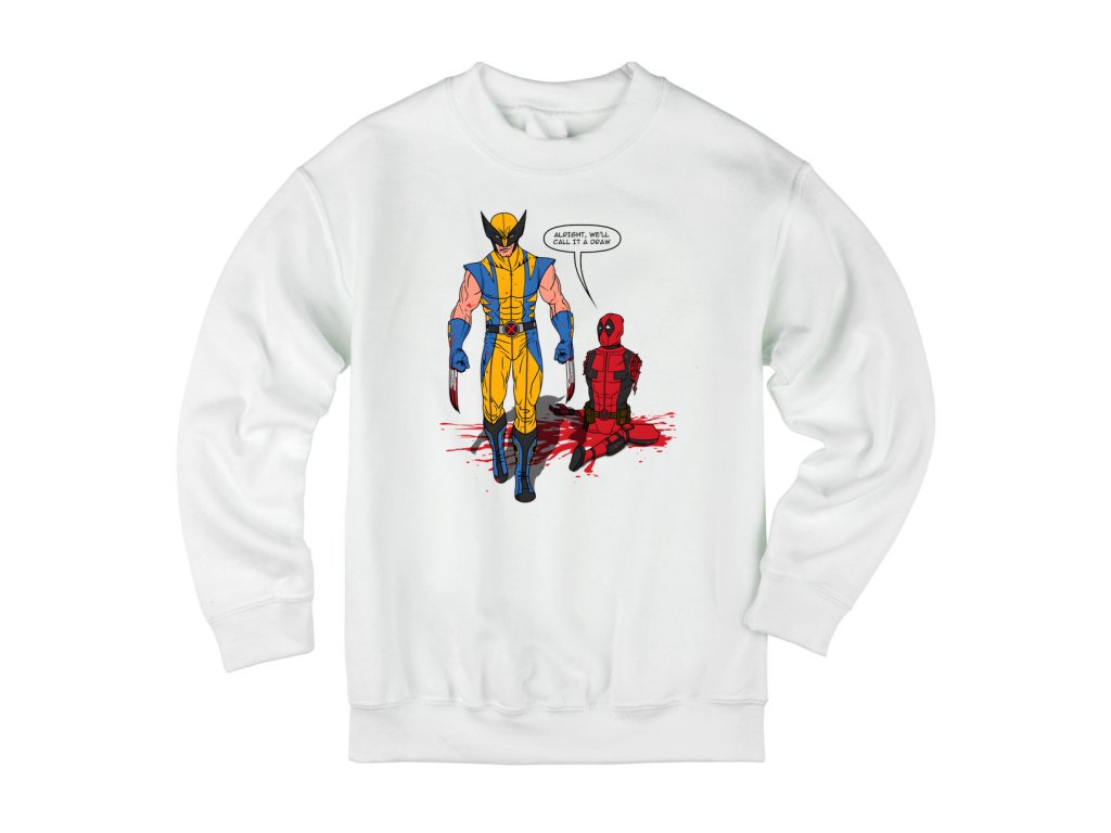 Detská mikina Vlk 1 - Deadpool 0
