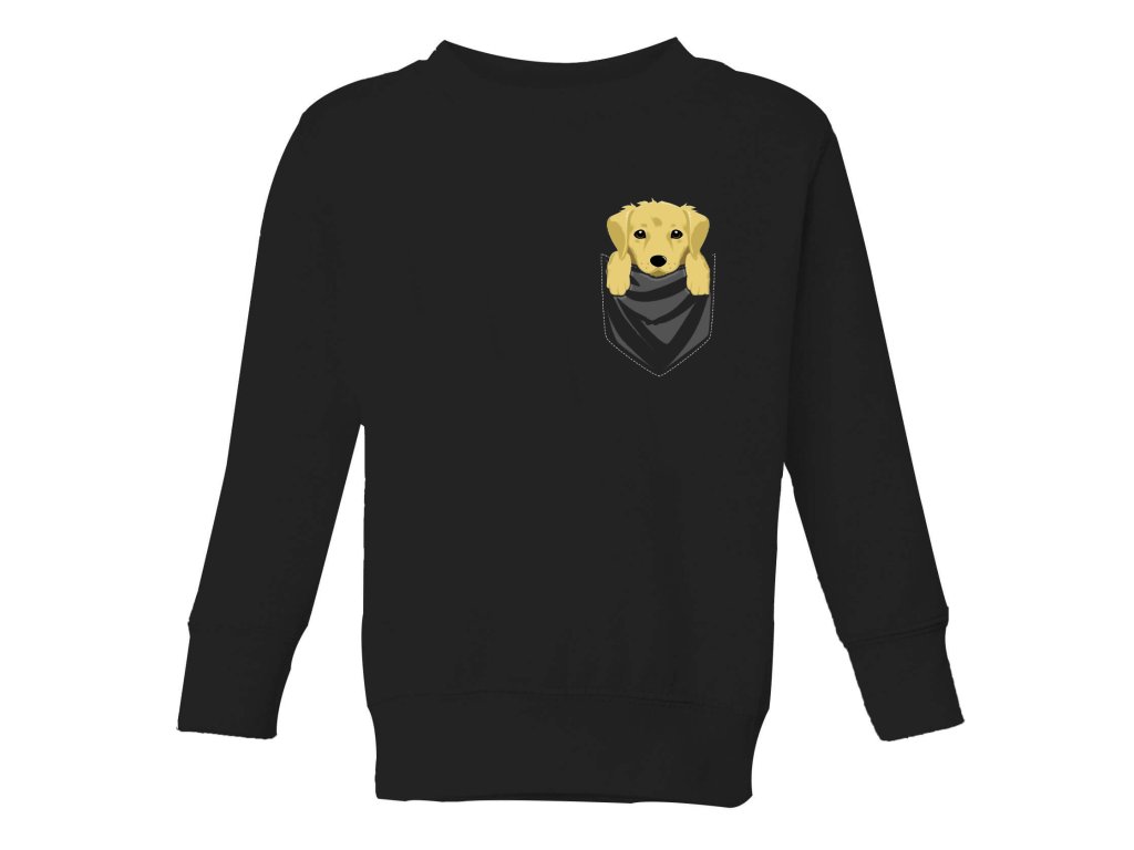 Detská mikina Golden Retriever s vreckom
