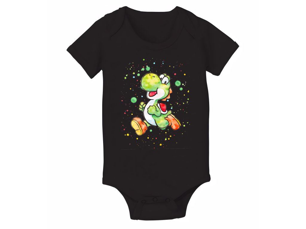 Detské body Yoshi v galaxických farbách