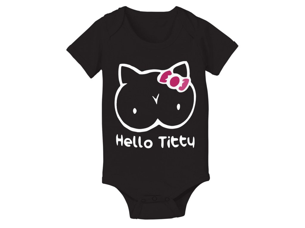 Hello Kitty detské body paródia