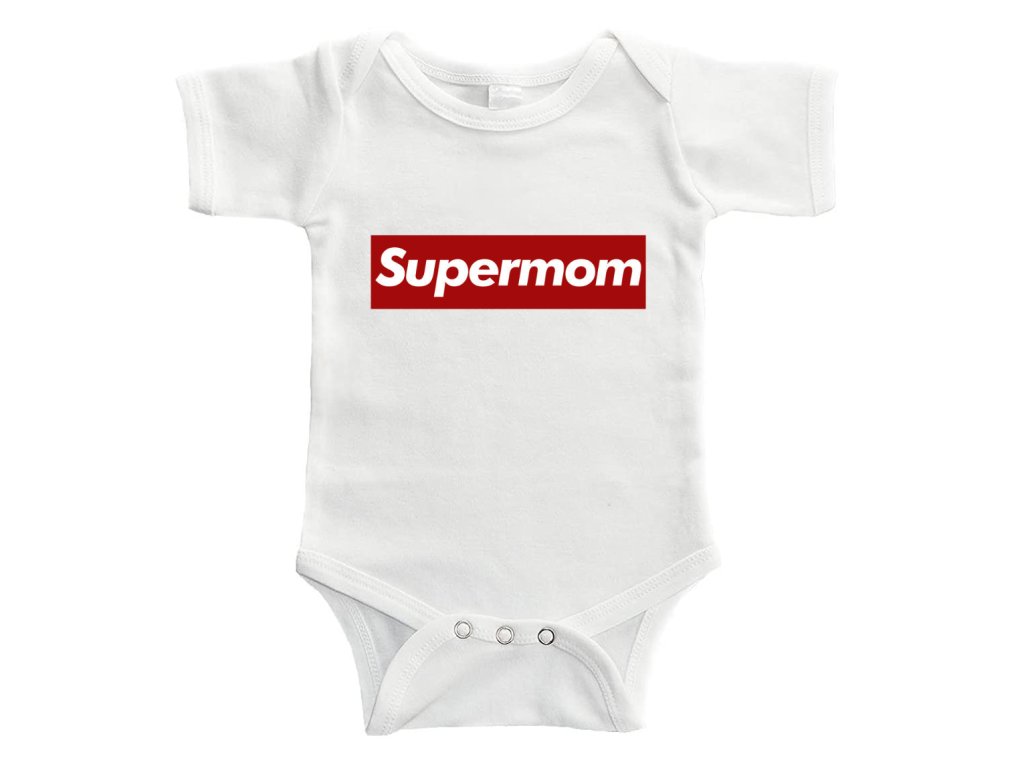 Super Mama detské body - Supreme Imitácia