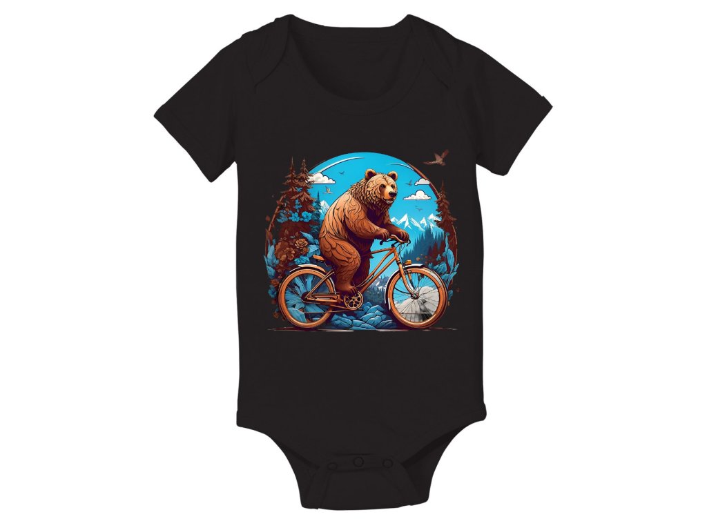 Detské body Medveď na bicykli