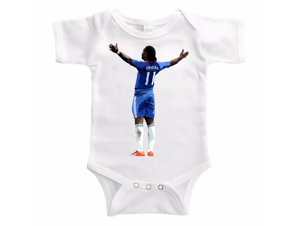 Detské body Drogba oslavuje na moste