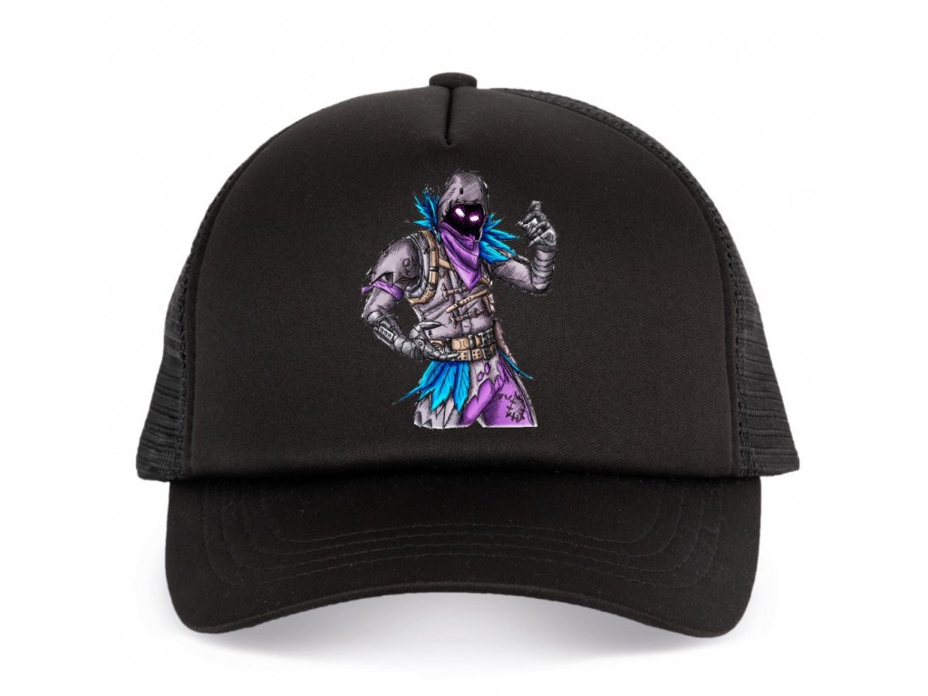 Detská Raven čiapka - Fortnite skin