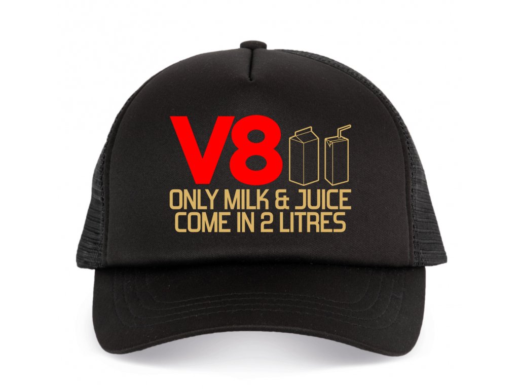 V8 Kids Cap Len mlieko a džús patria do dvojlitrového boxu