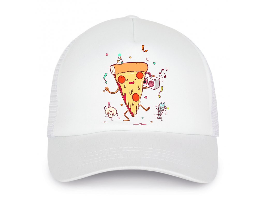 Pizza party detská čiapka